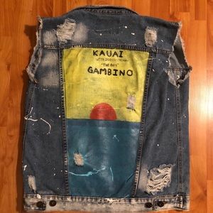 Custom Childish Gambino KAUAI Jean Jacket